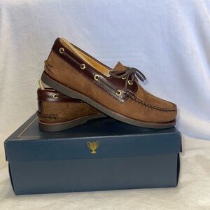 Sperry GoldCup Authentic Original 2 eye Brown/Buckskin Size 8.5M new never worn